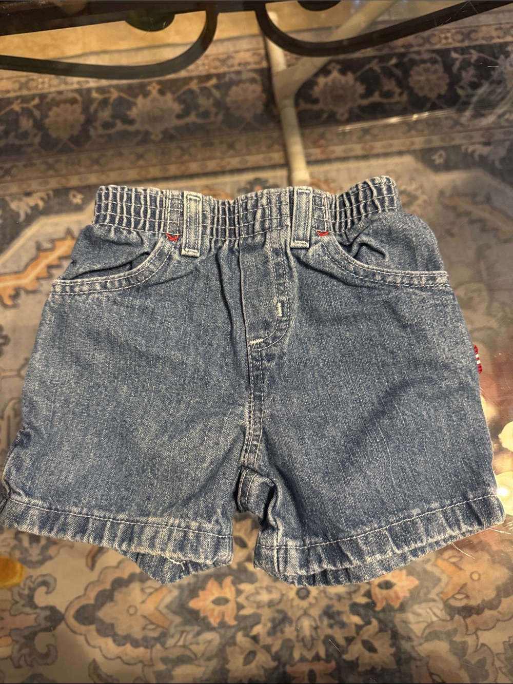 Sonoma Blue Denim Elastic-Waist Kids Shorts